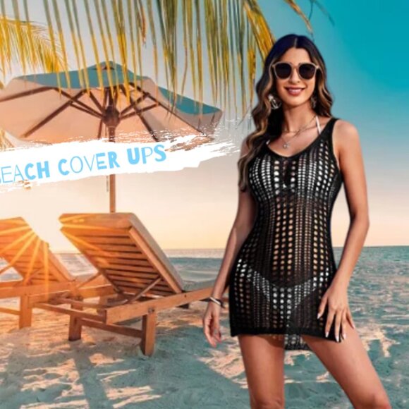 Other - Cover Ups for Swimwear Women Crochet Swimsuit Bikini Bathing Suit Coverups Dress